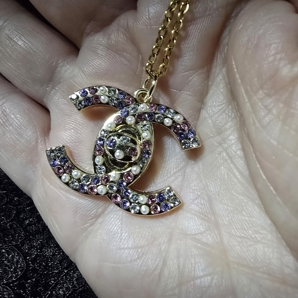 High-end Designer Chanel Zipper Pull Upcycled Charm Stamped 💜🩷💜🩷 - Picture 1 of 4